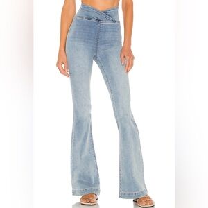 Free People NWT SZ 32 We The Free Venice beach flare Flared stretch denim jeans